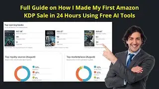 KDP AI Cracked Review Full Guide on How I Made My First Amazon KDP Sale in 24 Hours Using Free AI