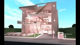 Bloxburg Rose Gold Mansion House Tour