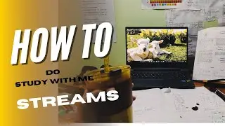 How to make study with me videos in 3 steps || pomodoro videos||