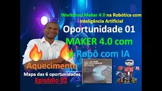 LIVE 02 - Seja um Maker 4.0 com o Robô com Inteligência Artificial - Workshop Maker Maio 2023