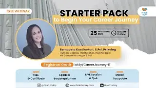 Starter Pack to Begin Your Career Journey | HiredToday Webinar