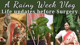 A Rainy Week in October| Life Updates- Surgery Plans, Plant Care & Kumortuli Visit| Esha Pandit Vlog