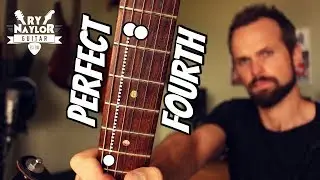 Learn Fretboard Shapes - Perfect 4th Guitar Interval - Music theory applied to guitar
