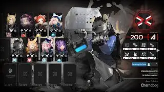 【Arknights】【CCBP#1 Pyrolysis】4th Rotating Map 200 Points Low End + Mlynar