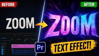 How to Zoom in Animation Text Effect in Premiere Pro