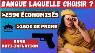 BANQUE : laquelle choisir FIABLE & moins chère ?