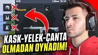 KASK YELEK VE ÇANTA OLMADAN WIN ALMAK? İMKANSIZ CHALLENGE 19.BÖLÜM / PUBG MOBILE