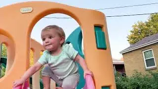 Funny Babies Playing Slide Fails   Cute Baby Videos