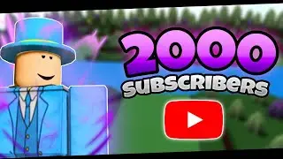 Thanks for 2000 Subscribers! (Giveaway)
