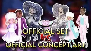 ✔ Official Royale High Set VS Official Set Concept Art