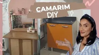 Olha o que eu fiz com esse armarinho velho!