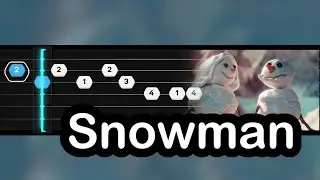 Sia  - Snowman (EASY SLOW Guitar Tabs & chords Tutorial)