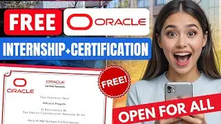 🔴 Oracle Free Internship 2026 | Free Certification | Open for All Students 🔥