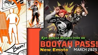 March 2025 Booyah pass🥰 Free fire New Emote 
