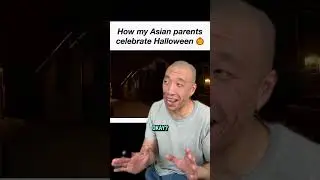 How Asian parents celebrate Halloween #halloween #shorts #storytime