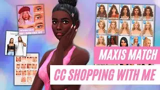 GO CC SHOPPING WITH ME! 🛒 || Sims 4 Maxis Match CC + Links