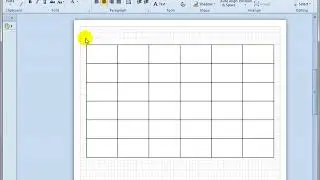 6.1 Quickly Copying Shapes to Make a Matrix in Visio 2010
