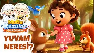 Yuvam Neresi? 🏠 | Hayvanların Evlerini Öğreniyoruz 🐢🐾 | Bebek Şarkıları | Mutlu Kuzular 🐑