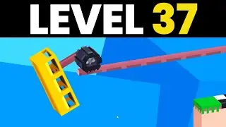 Fancade Drive Mad - Level 37 (Ski Lift) Gameplay Walkthrough