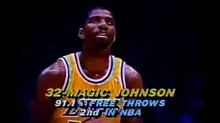 Hawks at Lakers, 1989 (w/ awful national anthem performance)