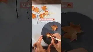Step-by-step Tutorial: Make some Maple leaves with me!🍁 