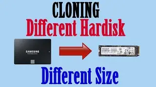 How to Clone Hardisk with different size.