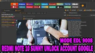 REDMI NOTE 10 SUNNY UNLOCK ACCOUNT GOOGLE BYPASS FRP BY UNLOCK TOOL