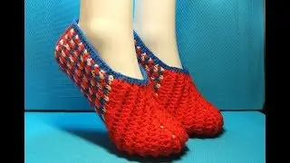 ТАПОЧКИ БЕЗ ШВА НА ДВУХ СПИЦАХ. МАСТЕР КЛАСС 