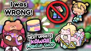 I was WRONG! 😂 Kawaii Makeup Shop on 11/30 in Avatar World