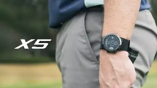 The all-new Shot Scope X5 Golf GPS watch with Performance Tracking