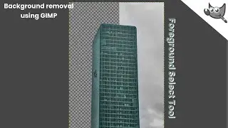 Remove Background Picture in GIMP with  Foreground Select tool - 6