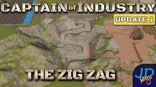 Completing the Zig Zag 🚛 Ep34🚜 Captain of Industry  Update 1 👷 Lets Play, Walkthrough