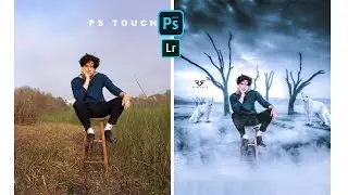 Winter Smoke Realistic Manipulation | PS CC TOUCH | Lightroom Color Grading - BY Rishi Editz