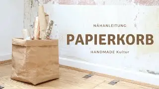 Nähanleitung - Papierkorb aus SnapPap