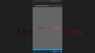 animated text effect using html css 