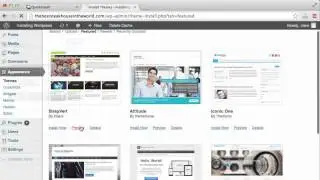 Wordpress Dashboard and Choosing the Right Wordpress Theme