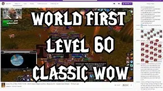 Jokerd WORLD FIRST WOW CLASSIC LVL 60 (FULL EVENT With Twitch Chat!)