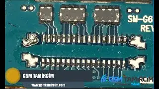 Samsung j7 Prime (g610) ekran soket değişimi