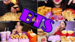 (BTS x McDonald) Worldwide ASMR Mukbangers Support BTS meal PART 2 @BTS ARMY