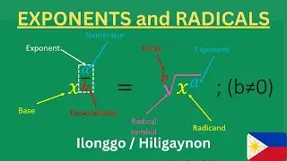 Exponent and Radicals (Illonggo) with Sample Problems