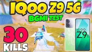 🔥iQOO Z9 BGMI ( Smooth + Extreme ) Test on Fps / DM 7200 is Really OP