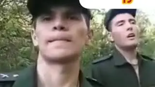 Салдати рус бо овози шири ояти курон мехонад