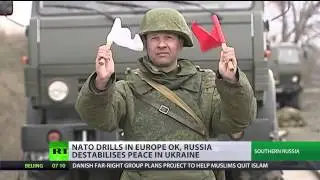 Massive NATO military drills near Russian border underway