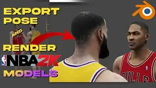 [Blender tutorial] Export and RIG NBA 2K CHARACTERS in 15 minutes