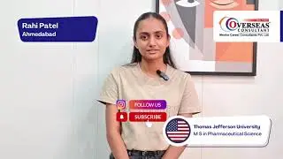 Rahi Patel  l  USA  l  Thomas Jefferson University  l  Master of Science in Pharmaceutical Science
