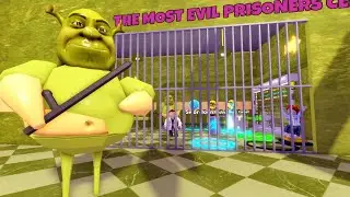 Roblox - Shrek Barry's Prison run Scary Obby All Jumpscares Full Gameplay  Roblox HD