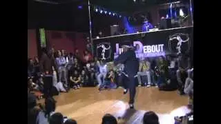 Ivan Forwin VS John Johnson, semi final, toprock battle. juste debout spain 2013