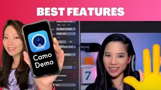 Camo App Demo by Eden Liu - How to use your Phone as a Webcam with Overlay and AR features 😱