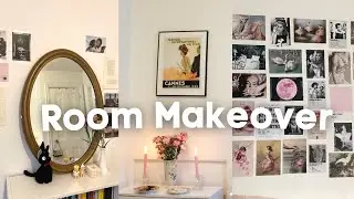 PINTEREST-INSPIRED ROOM TRANSFORMATION + tour 🏹 romantic/vintage style