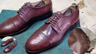 How to make derby shoes